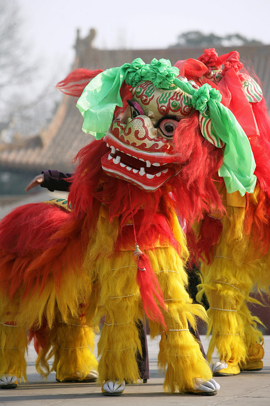 中国舞狮图片下载