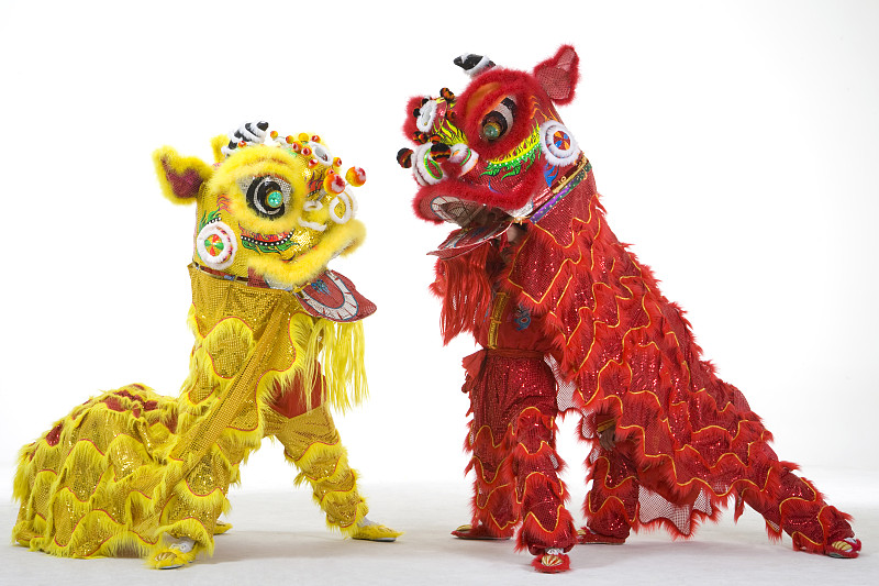 对狮表演图片下载