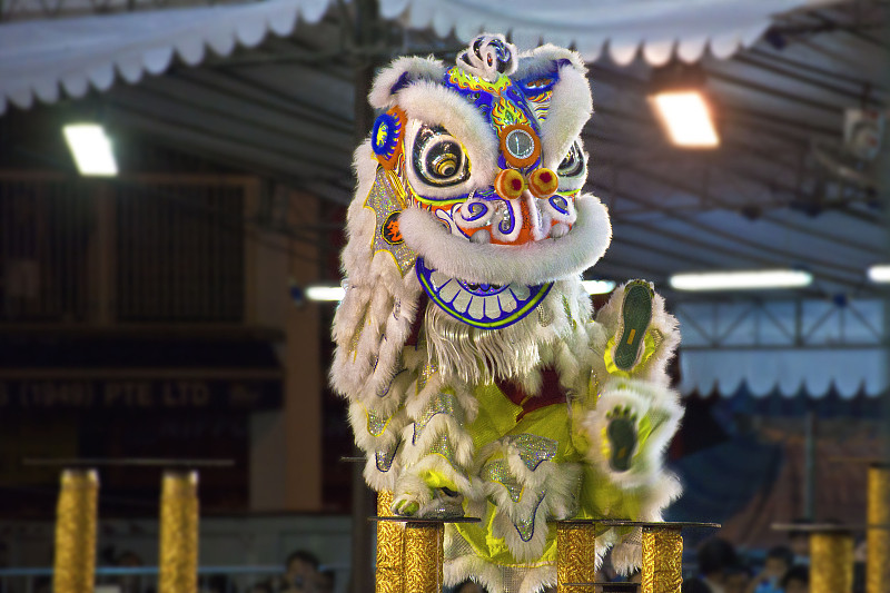 舞狮表演图片下载