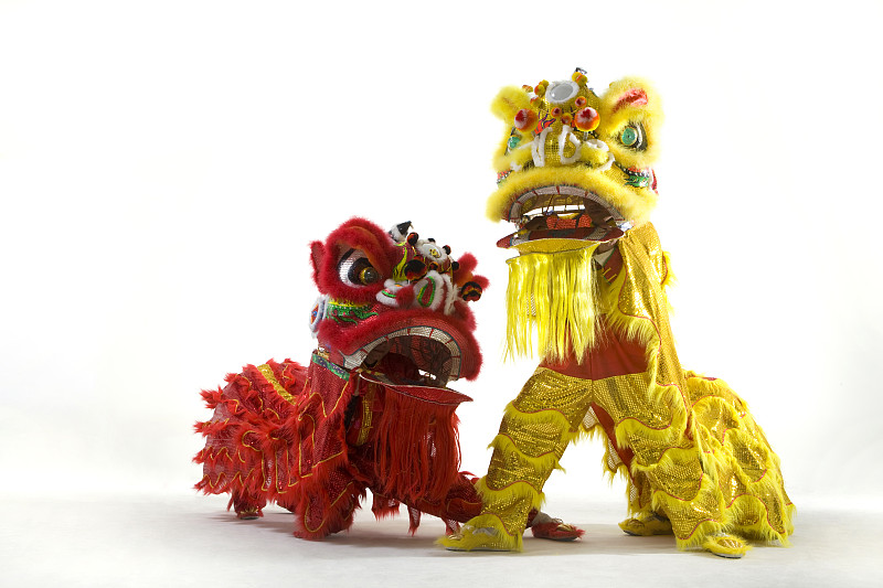 对狮表演图片下载