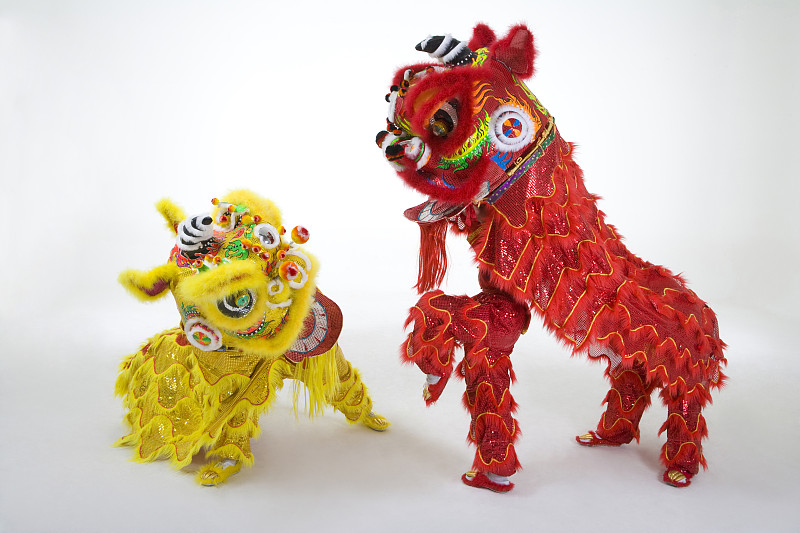 对狮表演图片下载